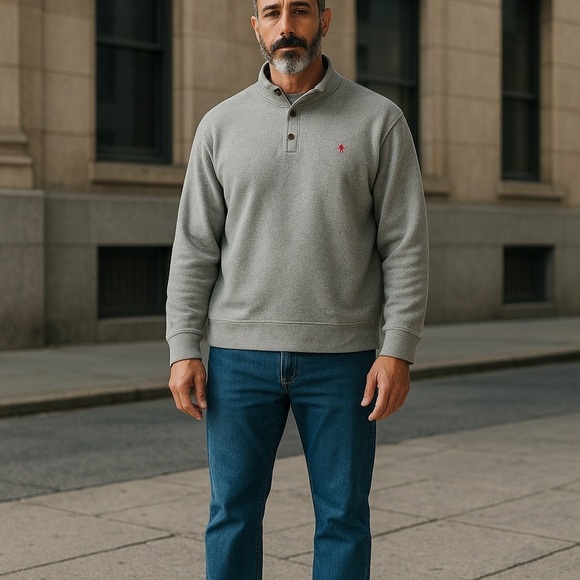 Polo Ralph Lauren Pullover Sweater Mens Size 3XB Two Button Shawl Collar - Picture 1 of 16